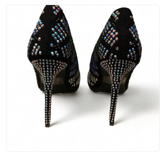 Vigo fiore multicolored rhinestone heels size 8.5 MSRP $99 - Picture 4 of 5